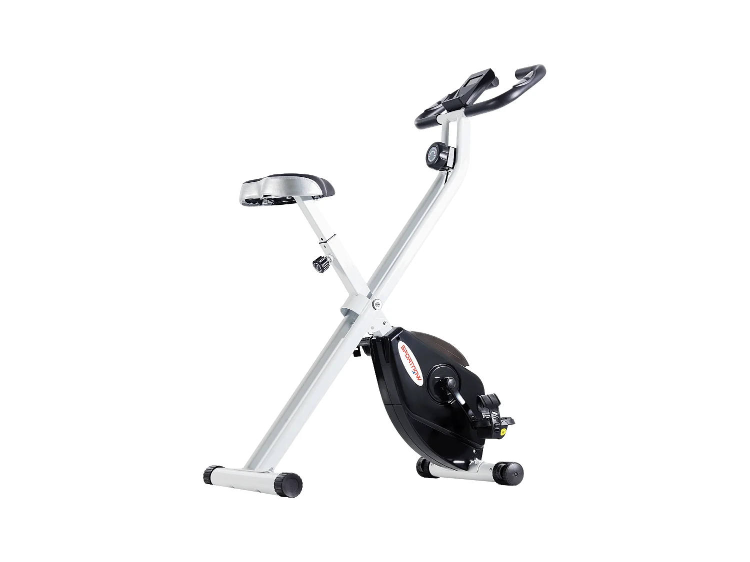 Cyclette pieghevole magnetica 8 livelli display e sellino regolabile