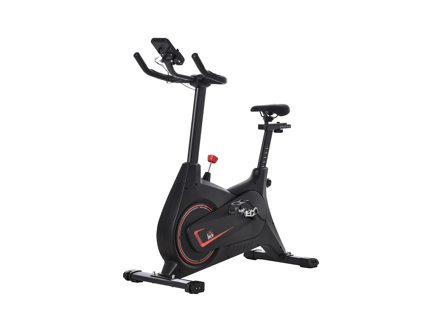 Cyclette magnetica professionale sellino regolabile 102x50x120cm nero