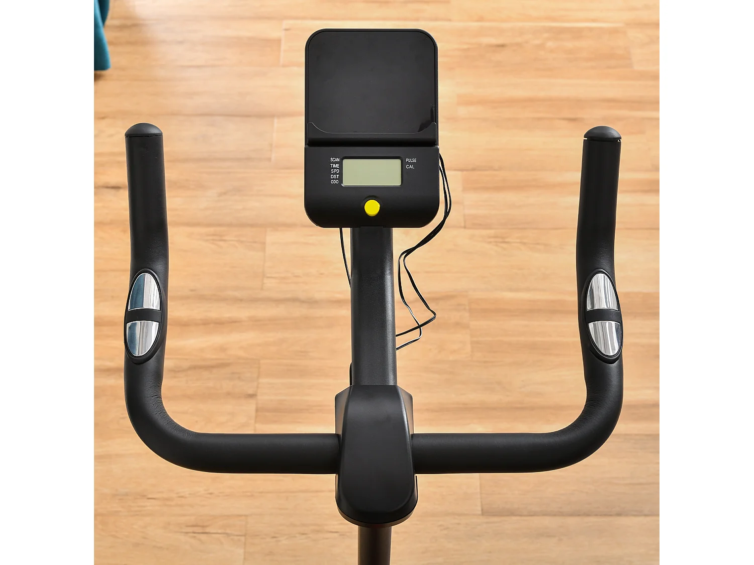 Cyclette magnetica professionale sellino regolabile 102x50x120cm nero