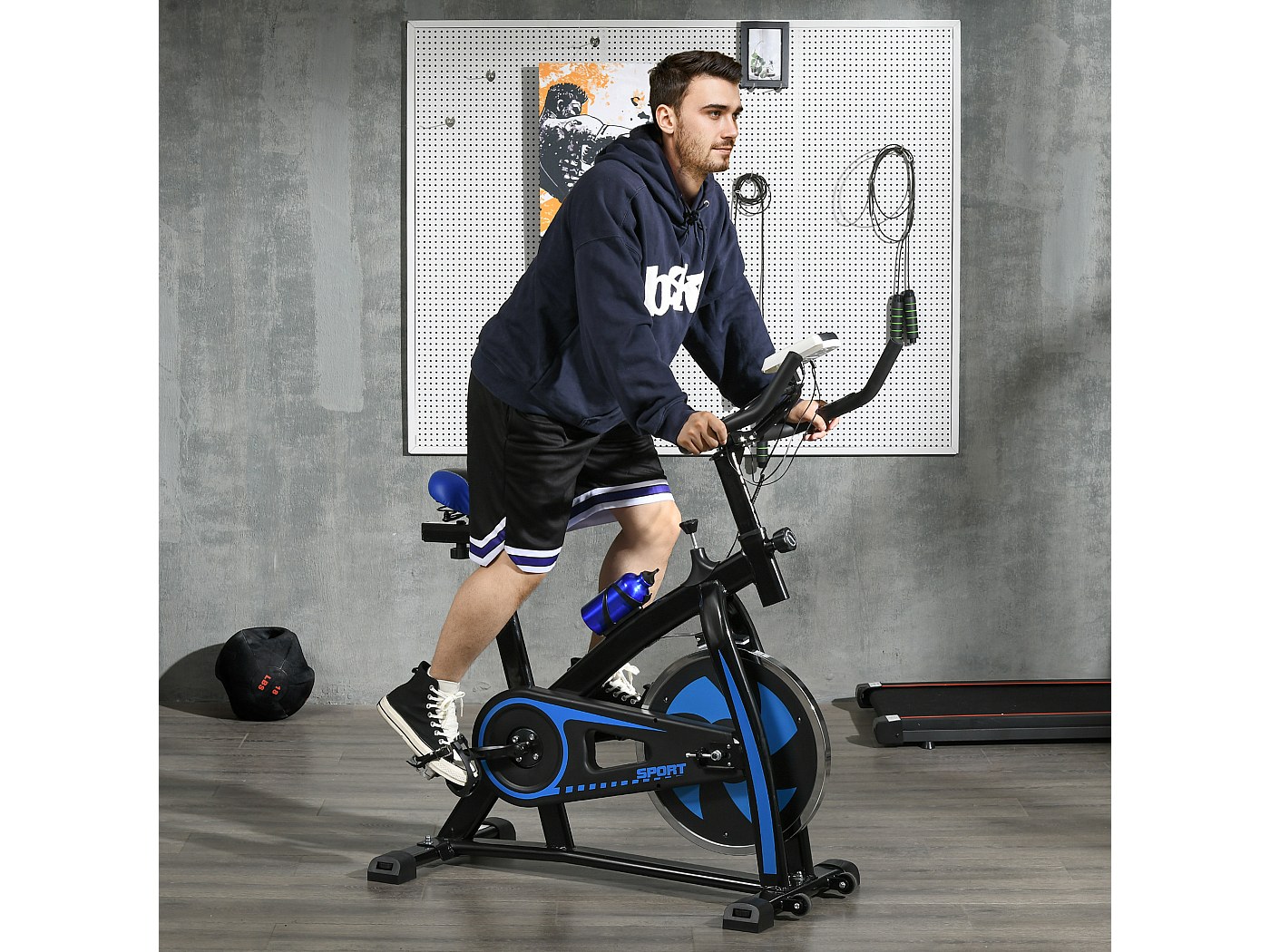 Monitor Display Per Cyclette – Tempo, Velocità, Distanza E Calorie, Con Scansione Automatica, In Plastica Resistente