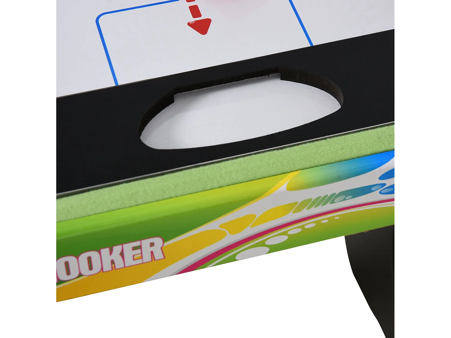 Tavolo da gioco per calcio-balilla, biliardo, air hockey e ping pong