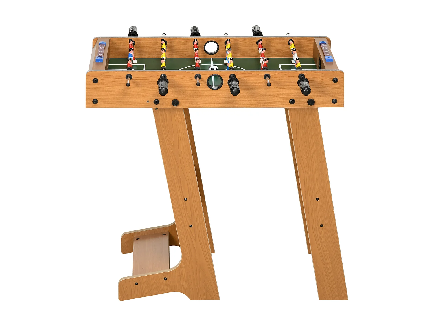 Calcio balilla pieghevole 18 giocatori e segnapunti 69x37x70cm