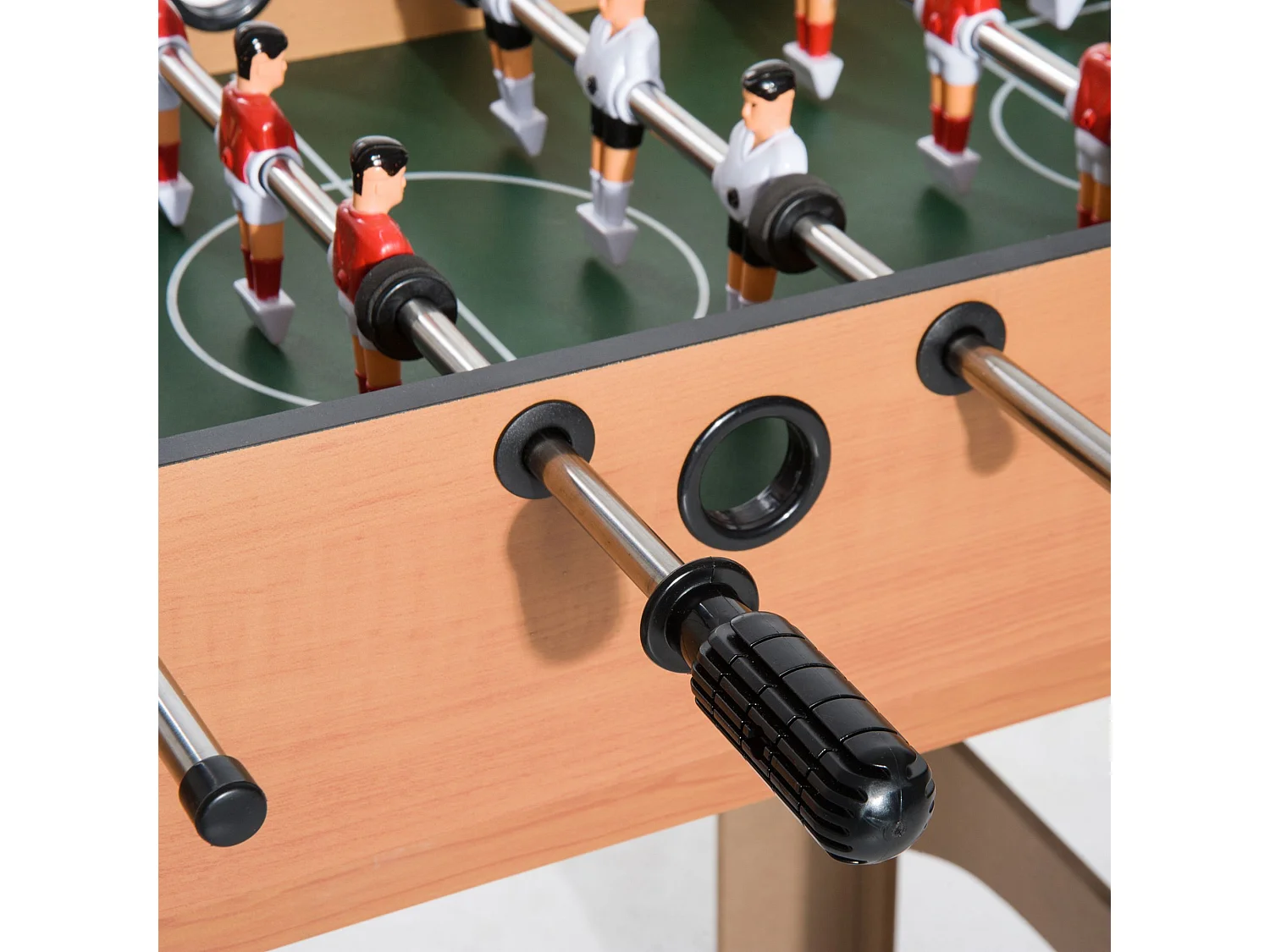 Tavolo multigioco 4 in 1 con calcio balilla ping pong biliardo hockey