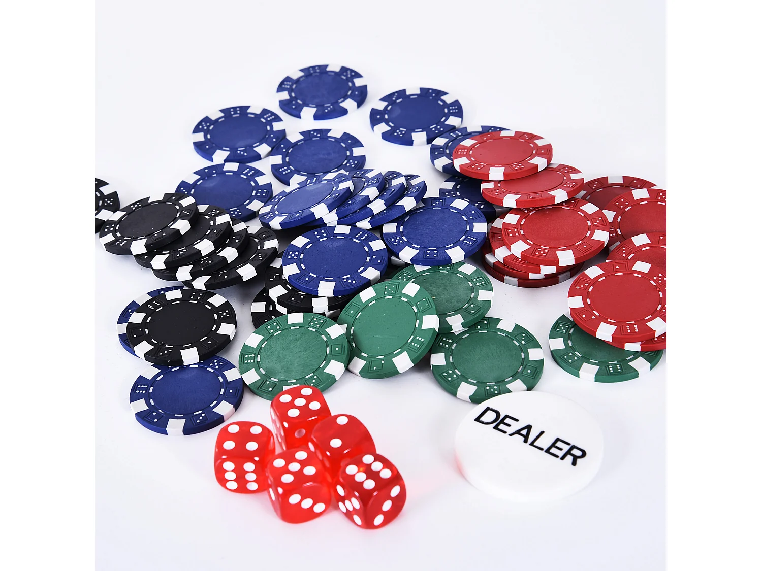 Valigetta poker professionale set poker 200 fiches e 2 mazzi