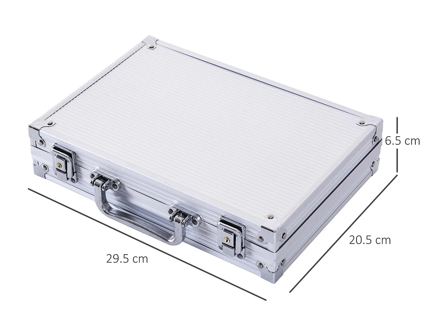 Valigetta poker professionale set poker 200 fiches e 2 mazzi