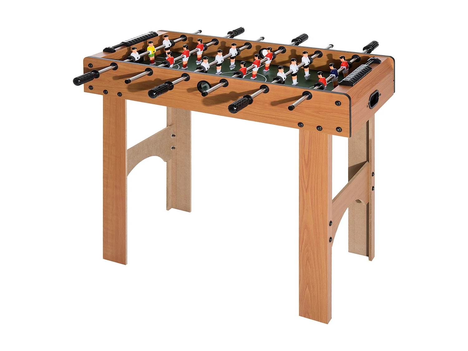 Calcio balilla professionale per bambini con aste legno mdf colorato