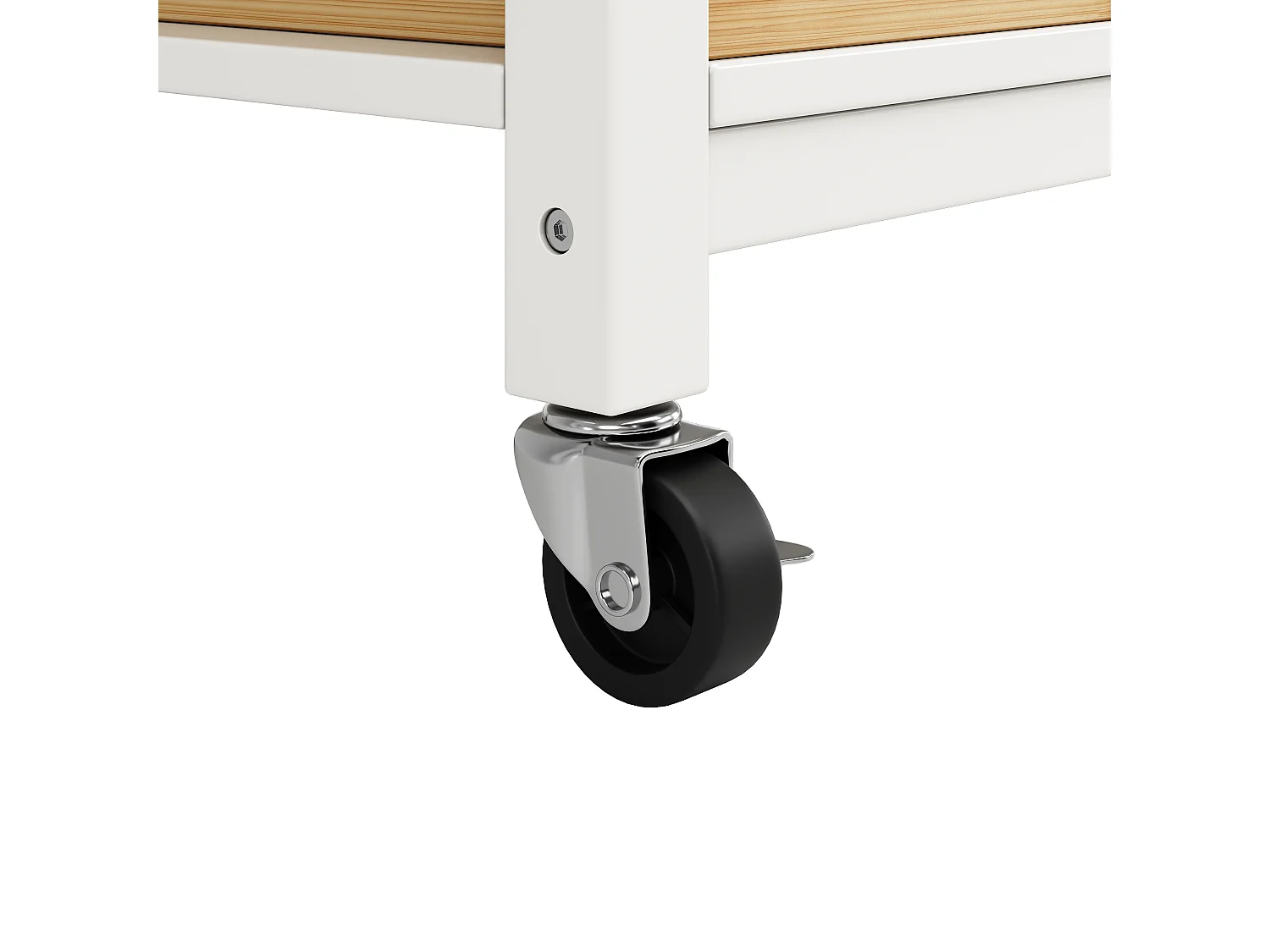 Desserte de cuisine 128x(45-73)x90 cm 2 portes et 3 tiroirs Îlot de cuisine avec plateau extensible - blanc