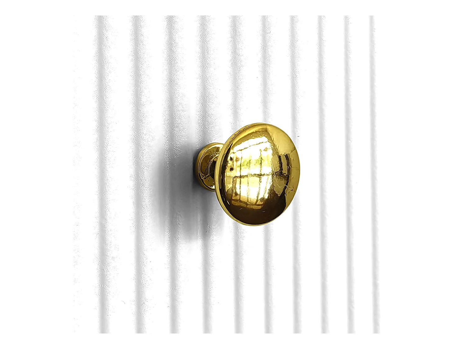 Houten woonkamer dressoir met 5 laden - opbergmeubel - wit (79x39,5x80,5 cm)