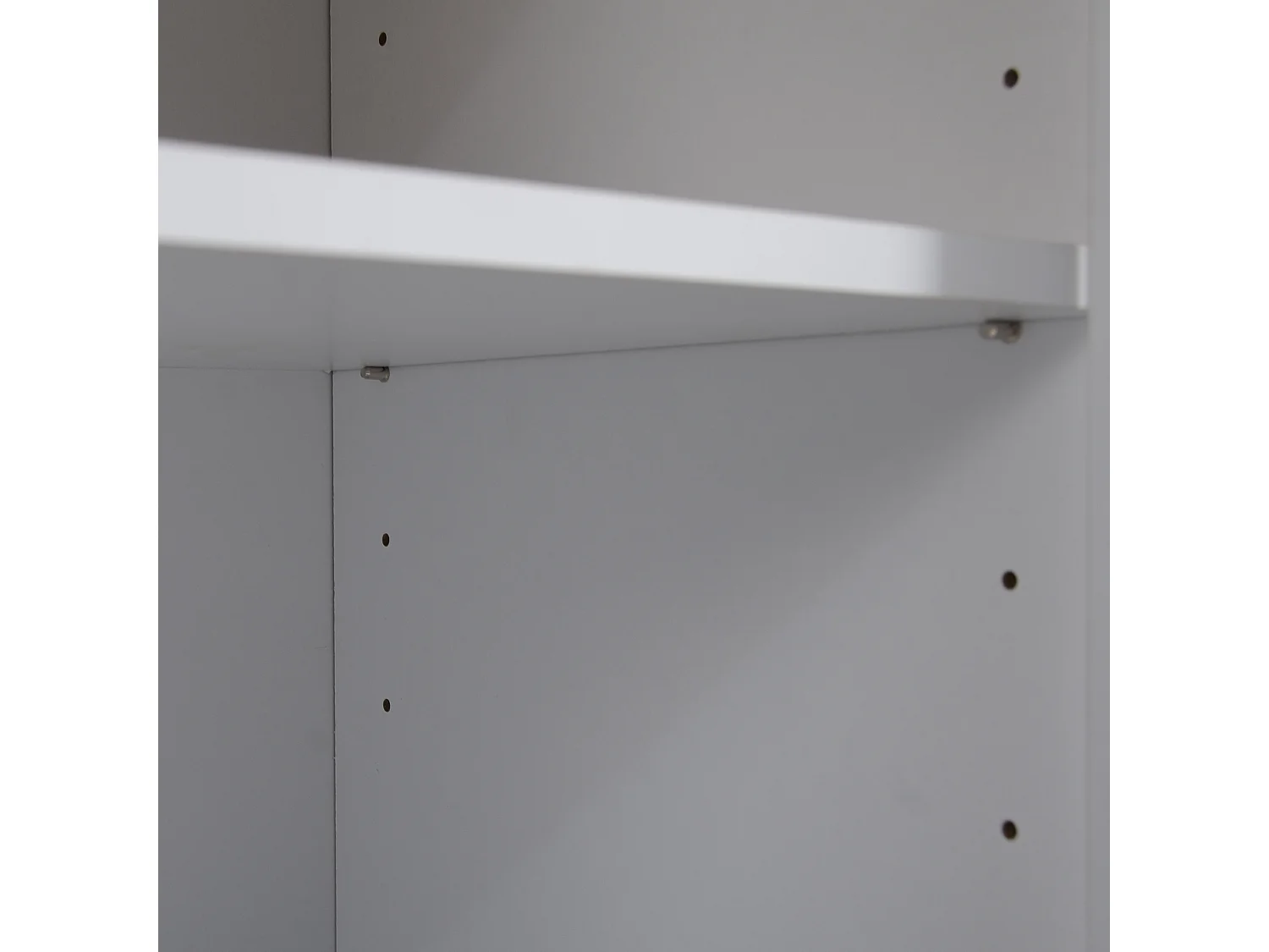 Buffet 120x40x77.5 cm 1 porte 4 tiroirs meuble de rangement - bois - blanc