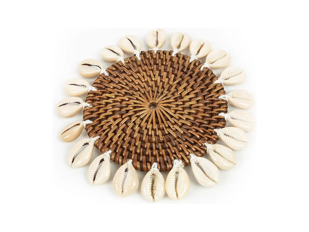 Le Sous-Verre Colonial Shell - Brun Naturel