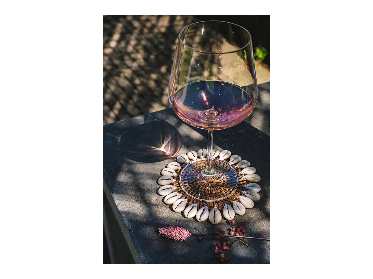 Le Sous-Verre Colonial Shell - Brun Naturel