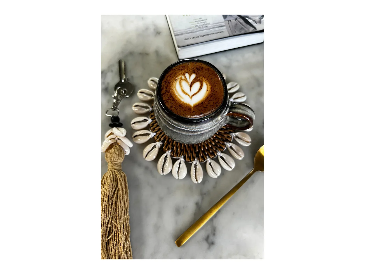 Le Sous-Verre Colonial Shell - Brun Naturel