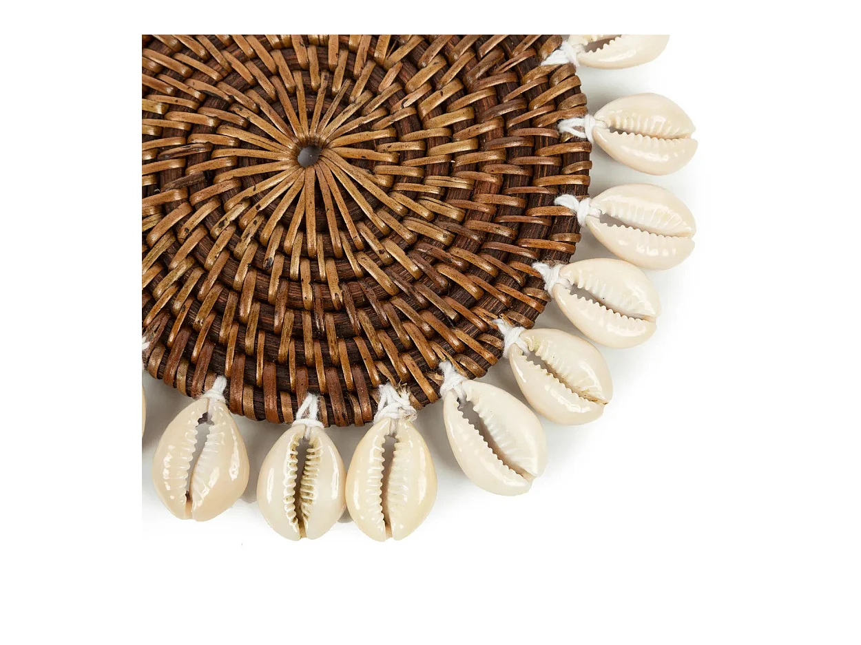 Le Sous-Verre Colonial Shell - Brun Naturel