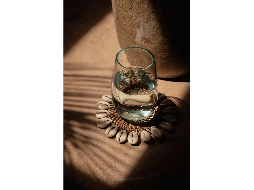 Le Colonial Shell Sous-verre - Brun Naturel