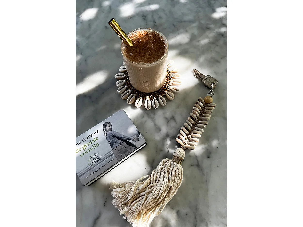 Le Colonial Shell Sous-verre - Brun Naturel