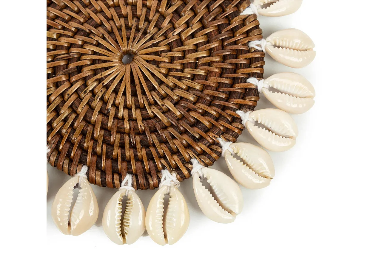 Le Colonial Shell Sous-verre - Brun Naturel