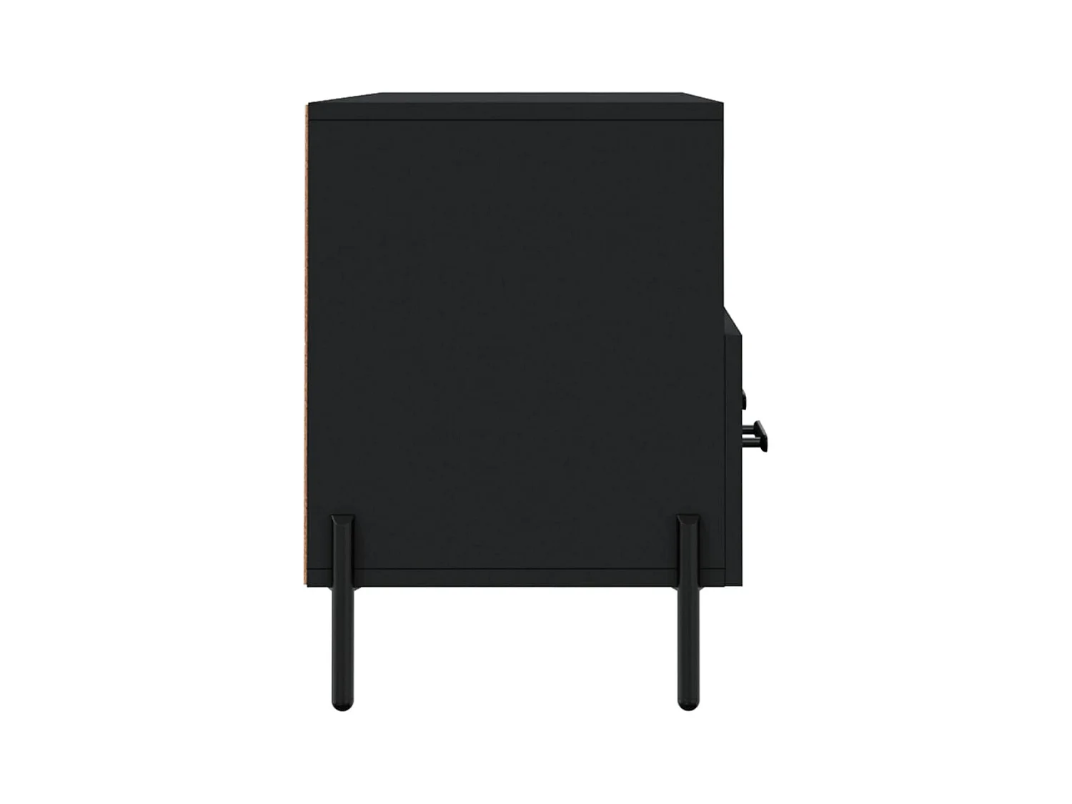 Meuble TV multimédia étagère bois marron 102 x 36 x 50 cm 02_0025607