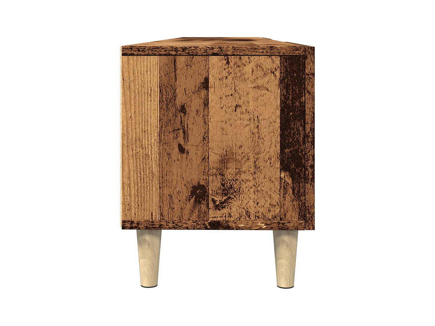 Meuble TV multimédia étagère bois marron 180 x 31.5 x 40 cm 02_0028505