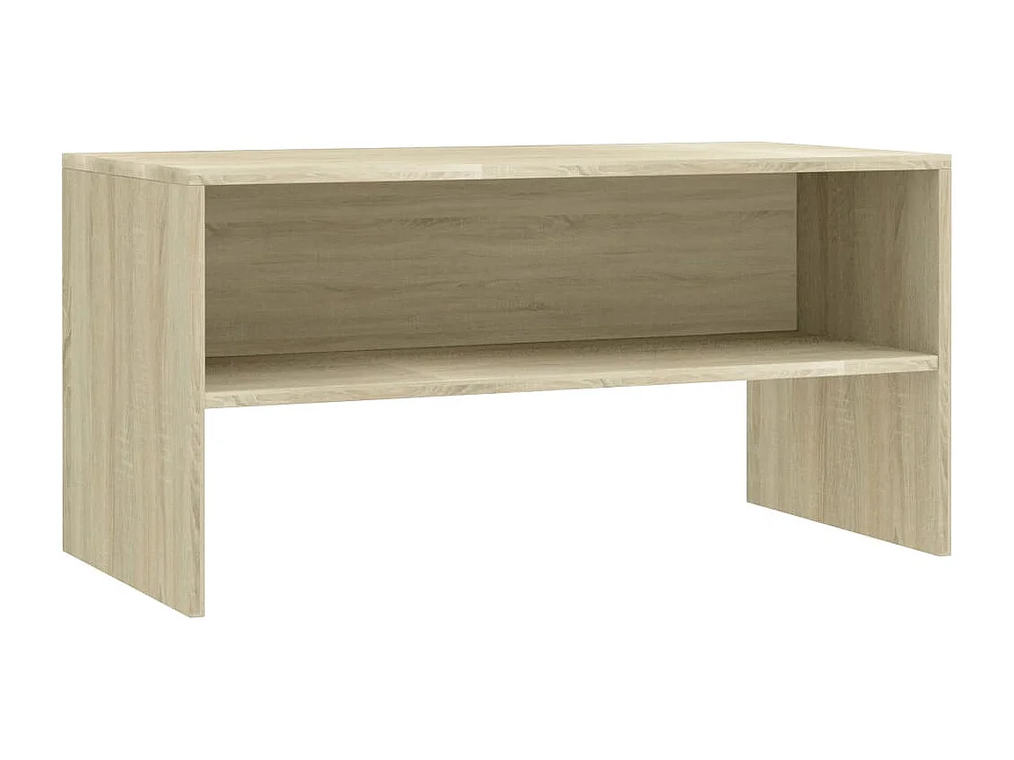 Móvel de TV multimídia prateleira de televisão televisão buffet sala de jantar sala de estar quarto carvalho sonoma 80 x 40 x 40 cm madeira maciça marrom 02_0027552