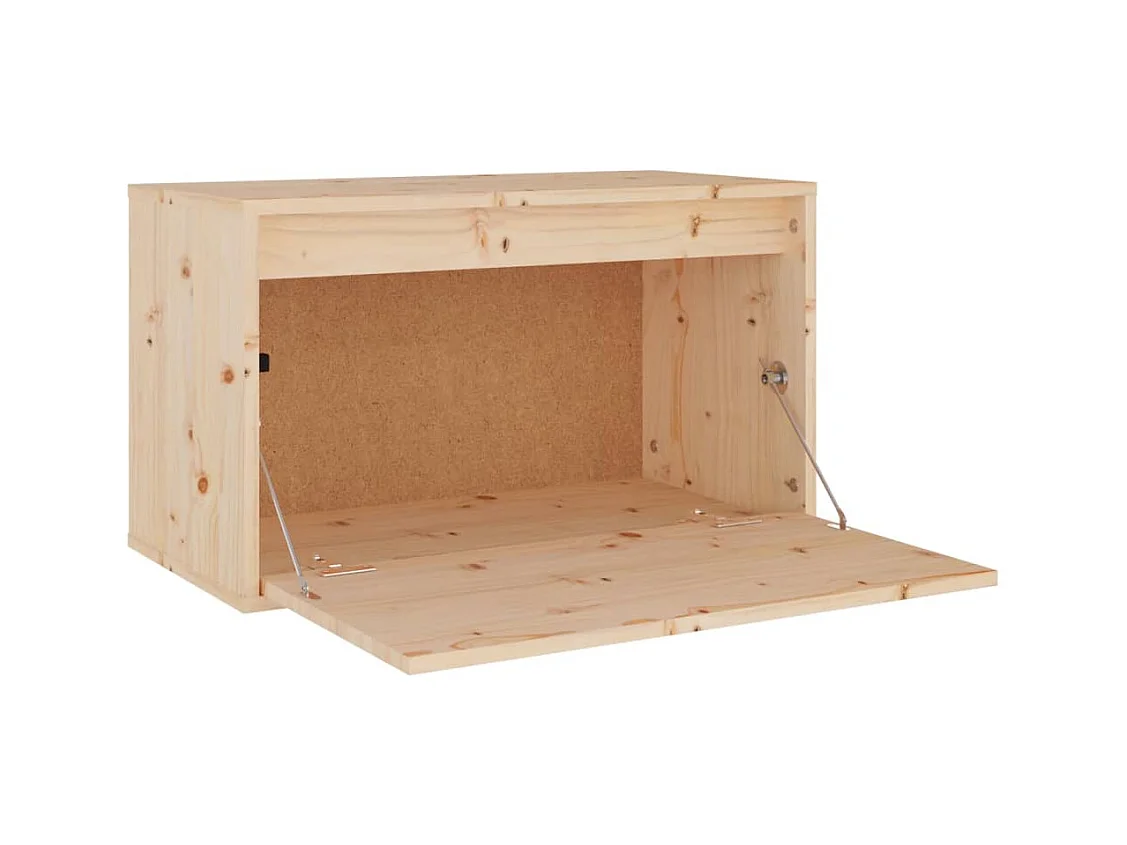 Mueble TV multimedia estantería para televisión buffet comedor salón dormitorio 3 piezas madera maciza de pino marrón 02_0028675