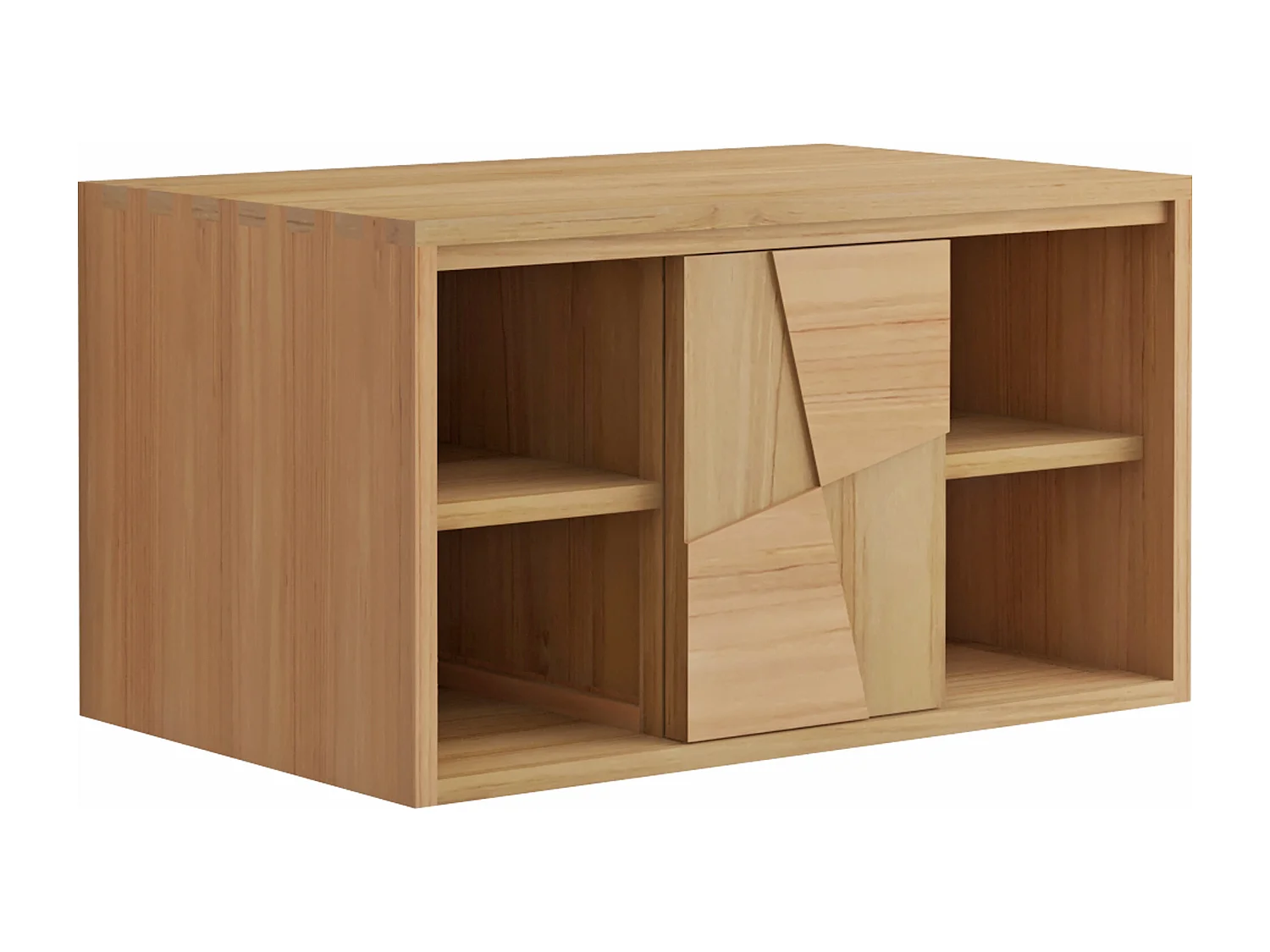 Meuble sous vasque suspendu en teck - L80 cm - SUMBAWA