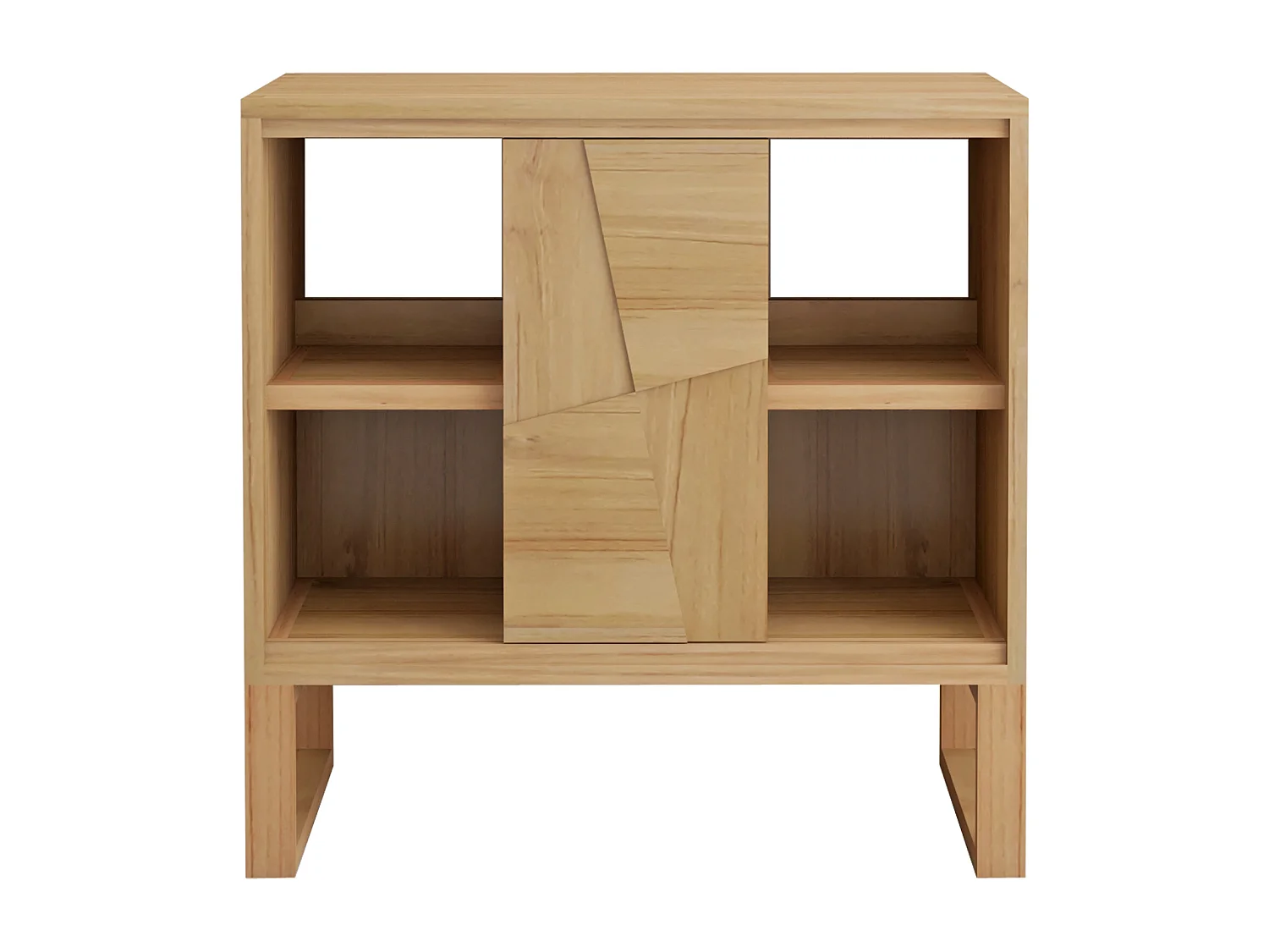 Meuble sous vasque sur pieds en teck - L80 cm - MATARAM