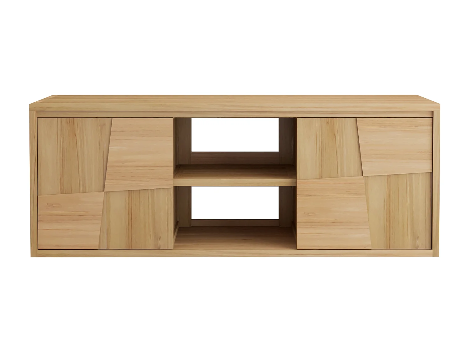 Meuble sous vasque suspendu en teck - L120 cm - SUMBAWA