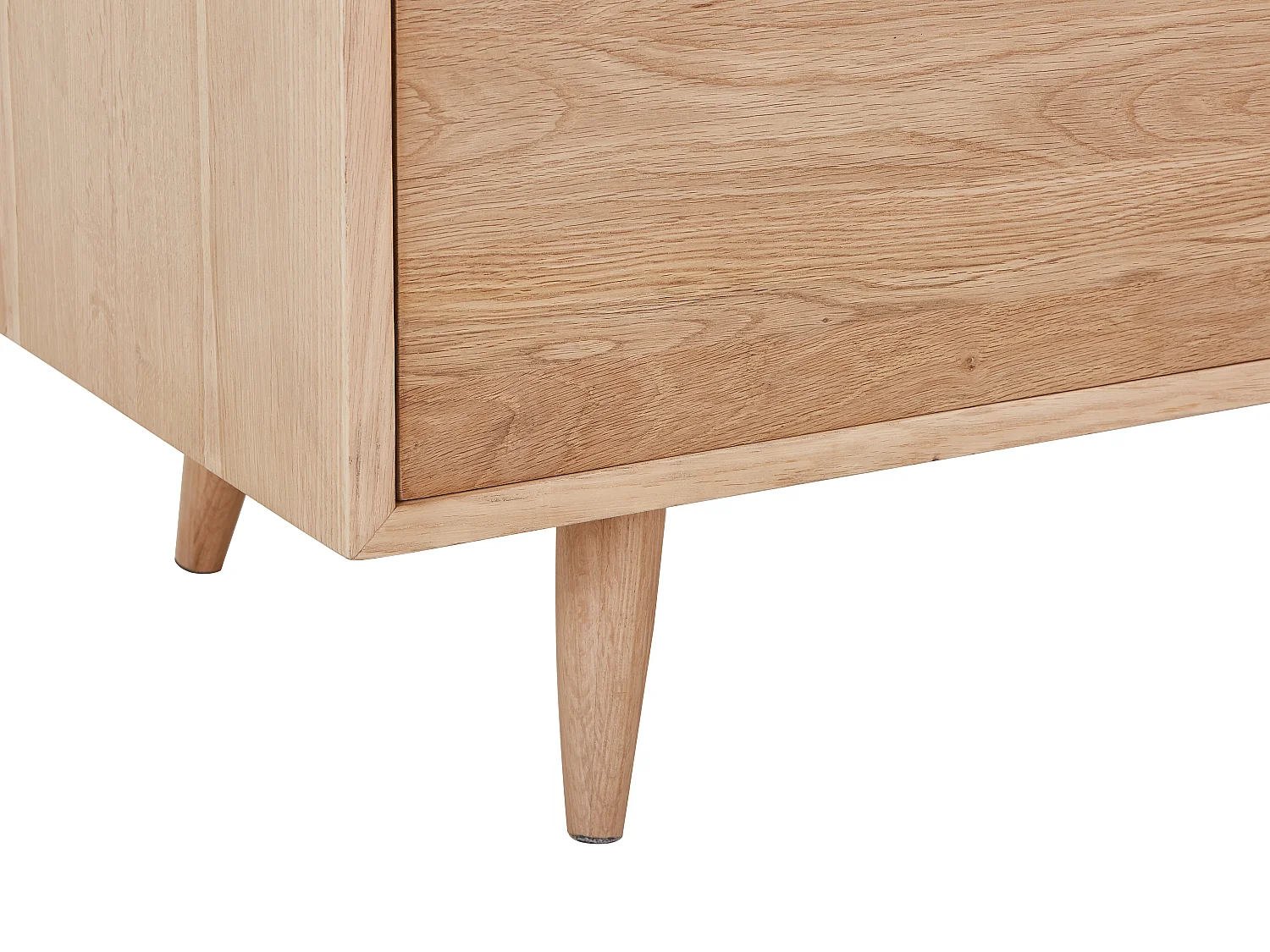 Waschbeckenunterschrank aus Massivholz Eiche - Hell Natur - 145 cm - ZARENO