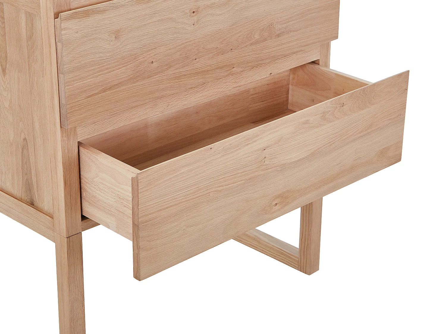 Mueble bajo lavabo de roble macizo - Natural claro - 80 cm - TARELO