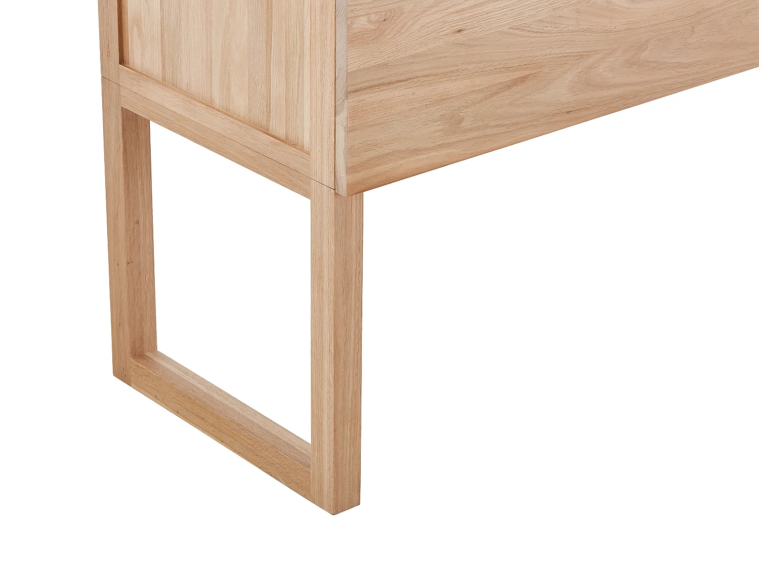 Waschbeckenunterschrank aus Massivholz Eiche - Hell Natur - 120 cm - TARELO