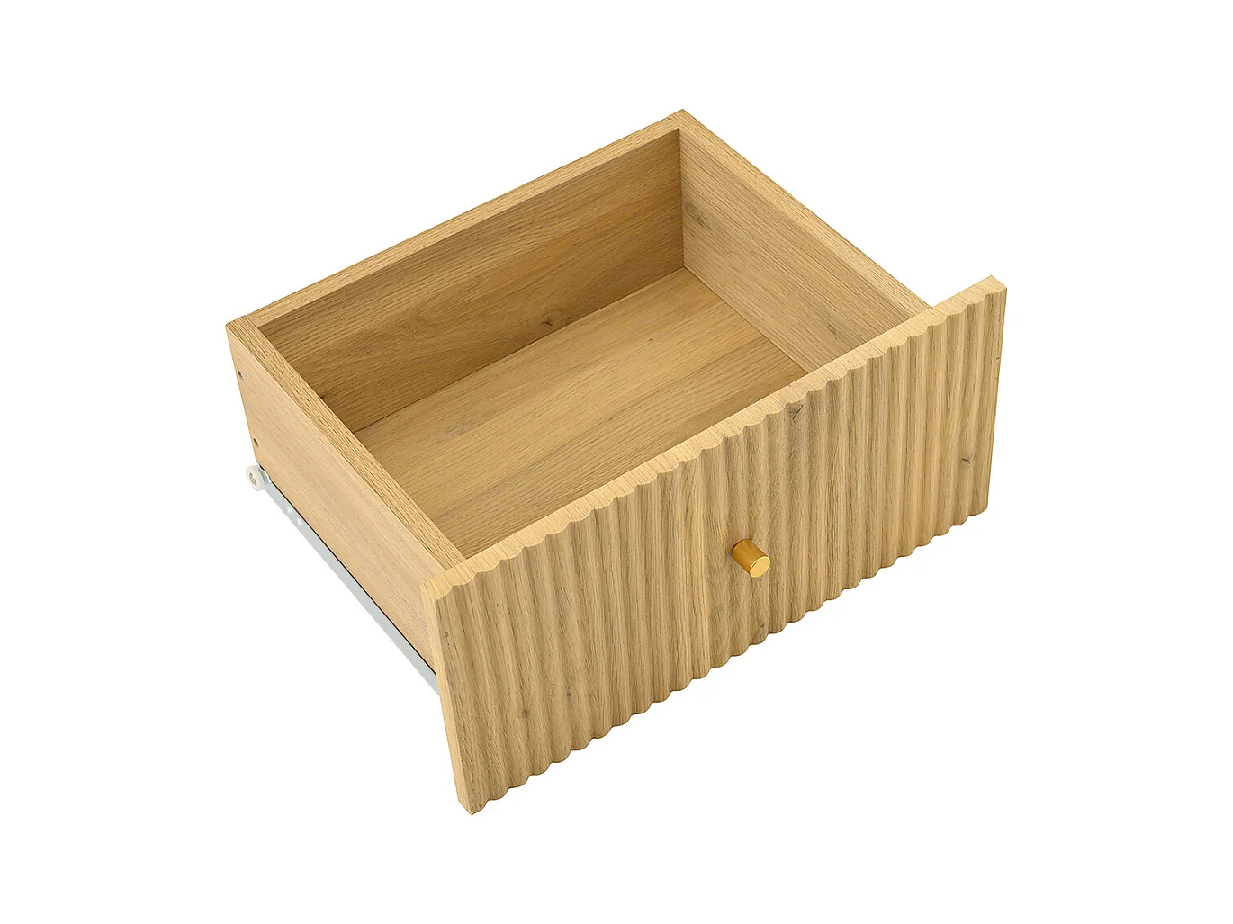 Buffet moderne tiroirs étagères pieds métalliques bois meuble salon polyvalent incontournable naturel