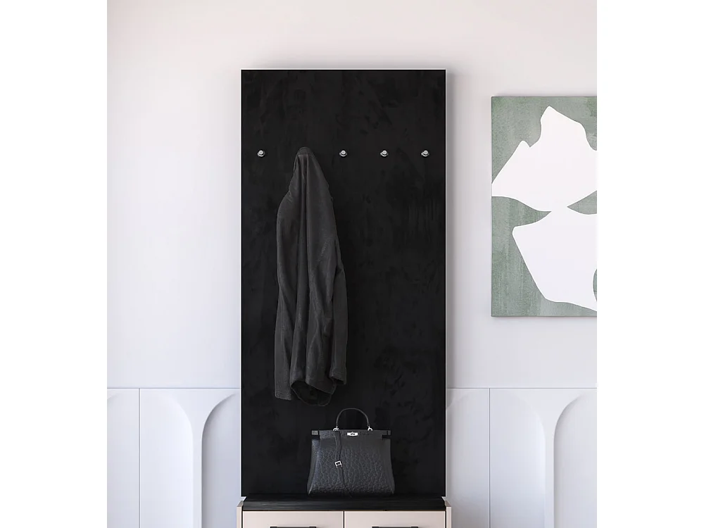 WANDPANEEL Oiven Schwarz 70 / 3 / 145cm