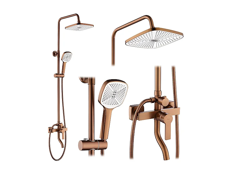 Kit De Douche Rea Argus Brush Copper