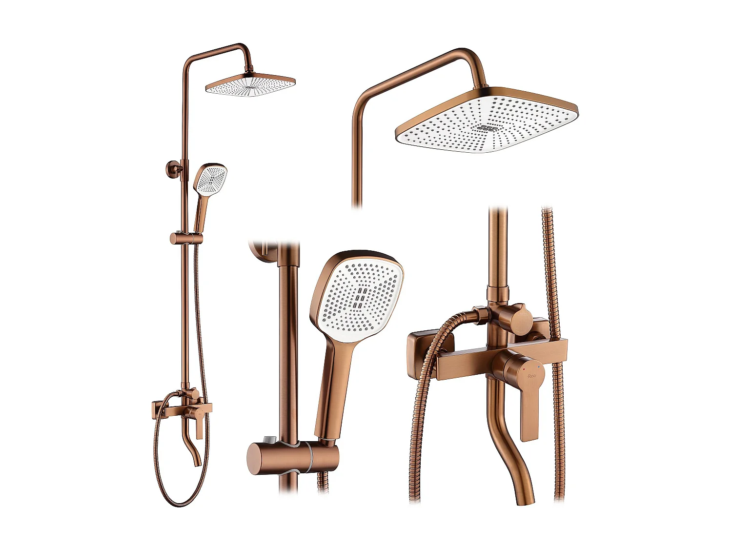 Kit De Douche Rea Argus Brush Copper