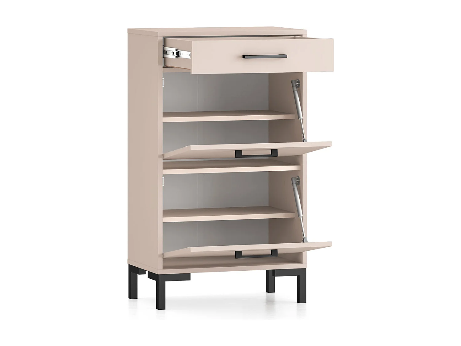 SCHUHSCHRANK Oiven Cashmere 55 / 34 / 94cm