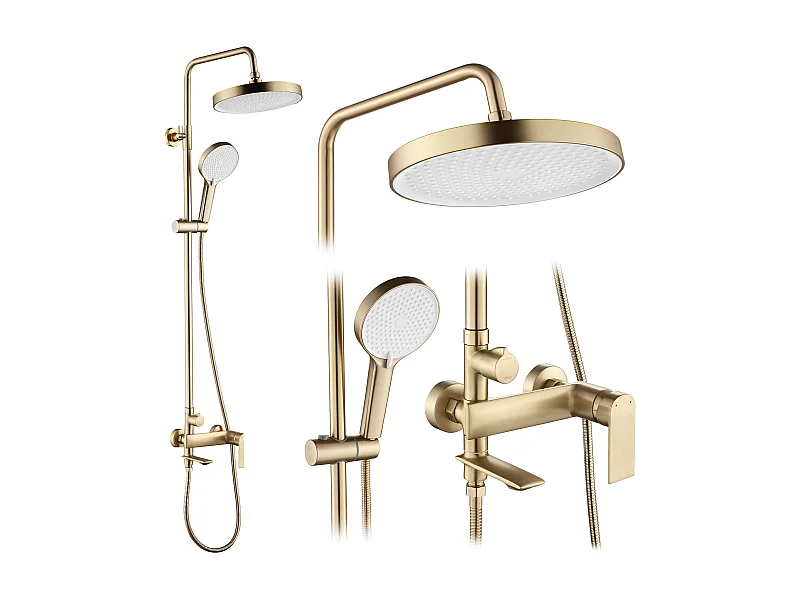 Set Doccia Rea Veneta Brush Gold