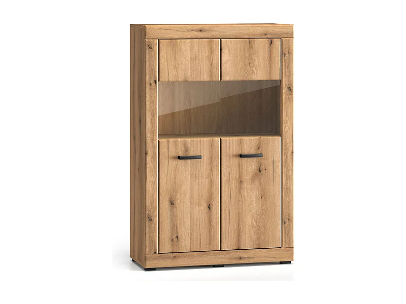 VITRINE Dora Evoke Eiche 92 / 40 / 144 cm