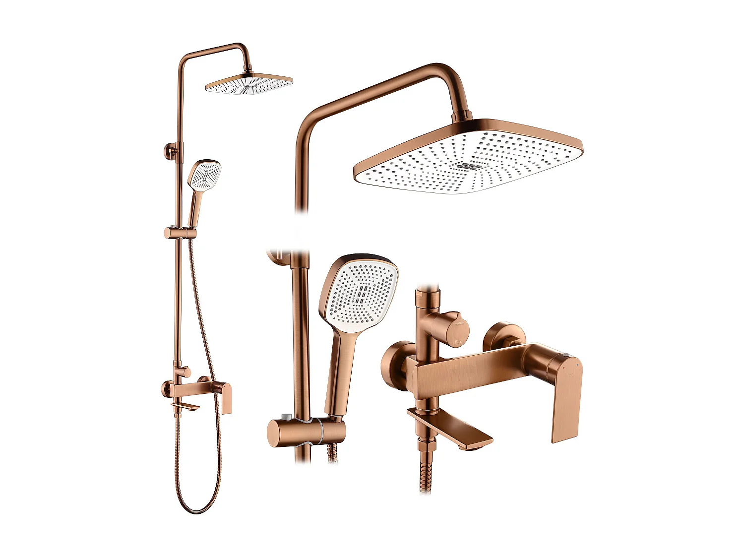 Doucheset Rea Storm Brush Copper