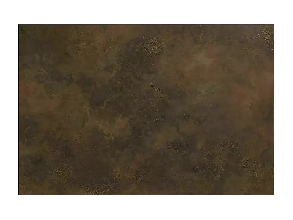 Table à manger Ossido/Céramique/Bois/Extensible/Marron