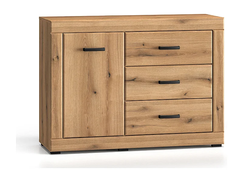 KOMMODE Dora Evoke Eiche 116 / 40 / 85 cm