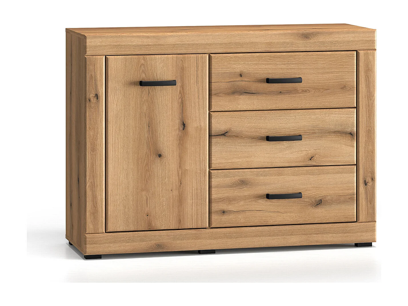KOMMODE Dora Evoke Eiche 116 / 40 / 85 cm