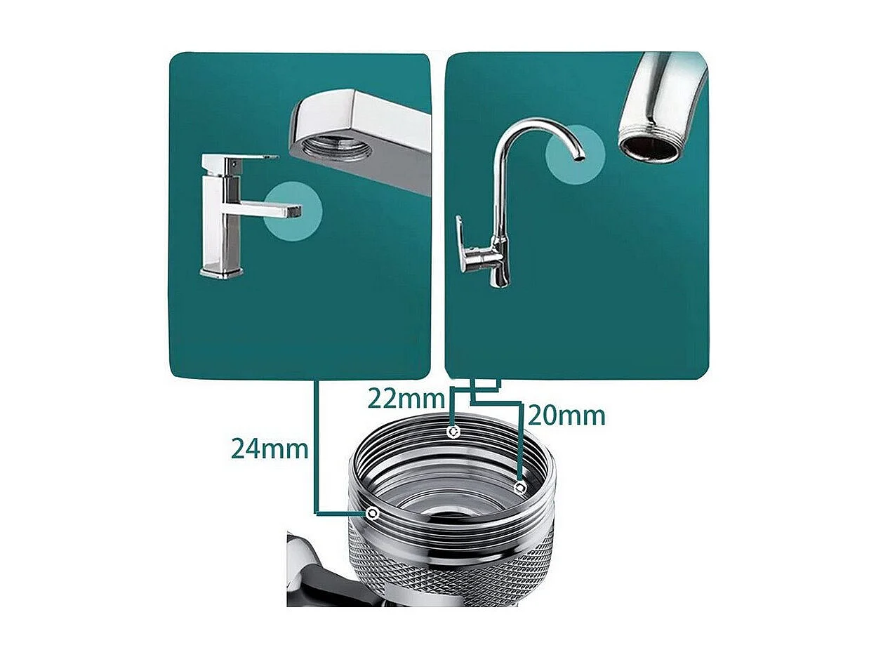 Schwenkbare Verlängerung Rea COLT CHROME