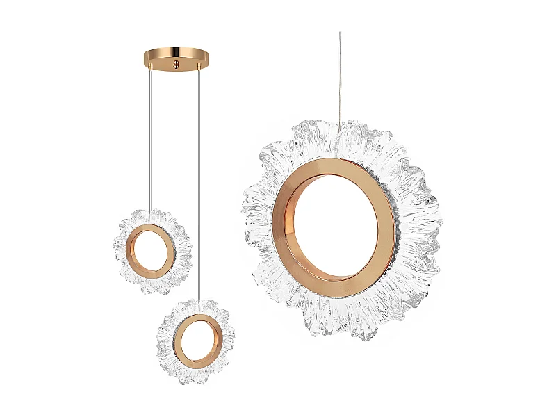 Lampe Suspendue Toolight LHJ103-2CP Gold