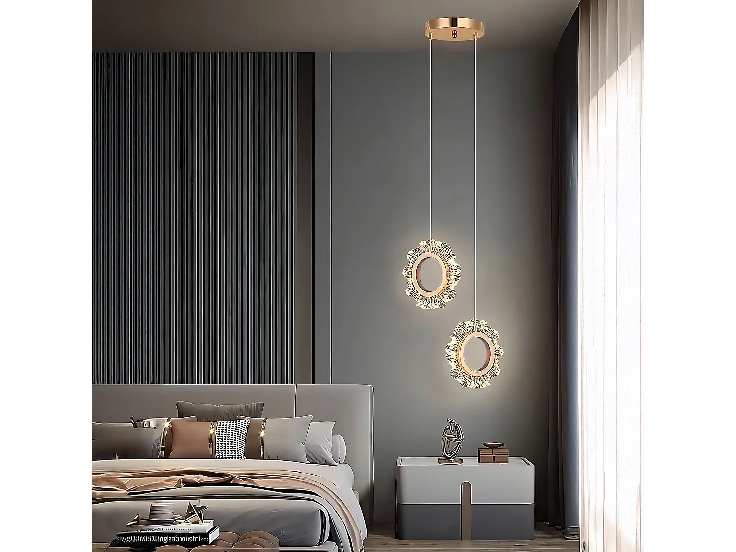 Hanglamp Toolight LHJ103-2CP Gold