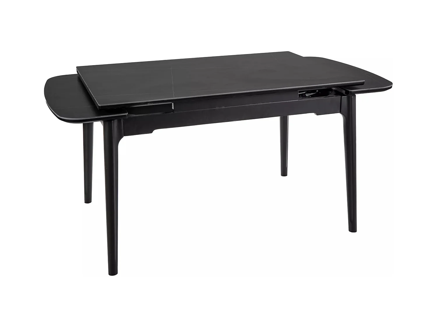 Table à manger Sento/Extensible/Céramique/Bois/Noir