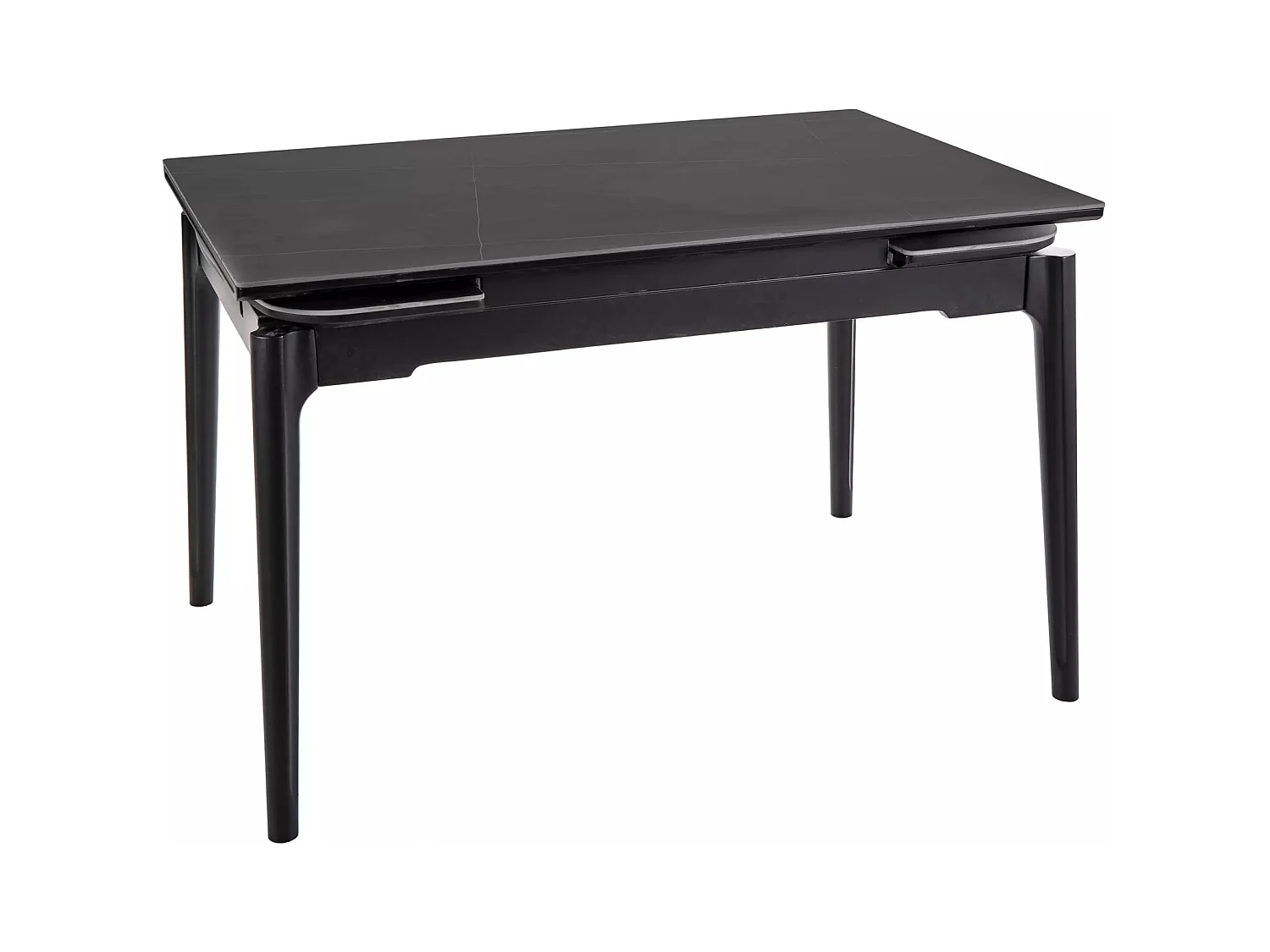 Table à manger Sento/Extensible/Céramique/Bois/Noir