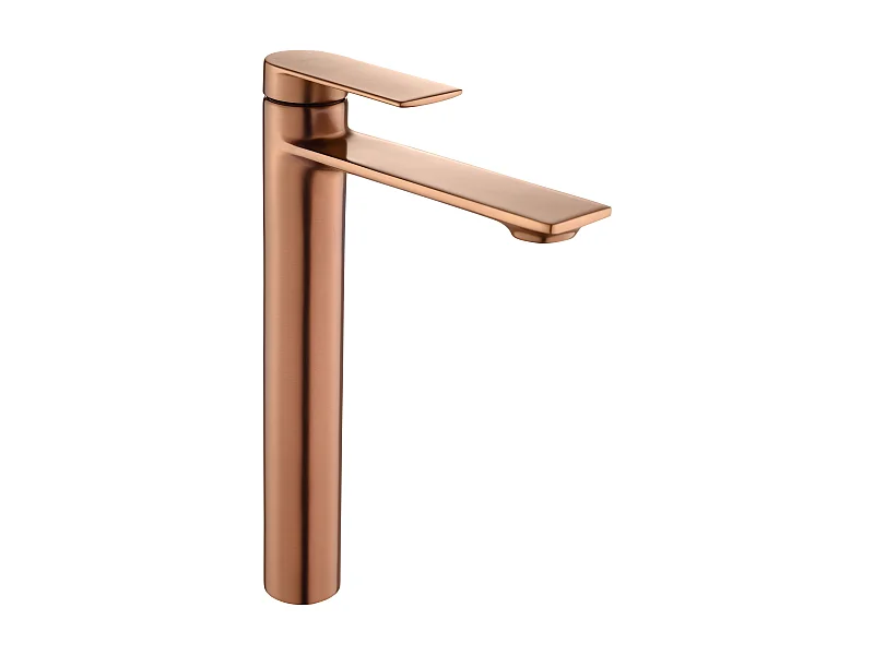 Wastafelkraan Rea Storm High Brush Copper