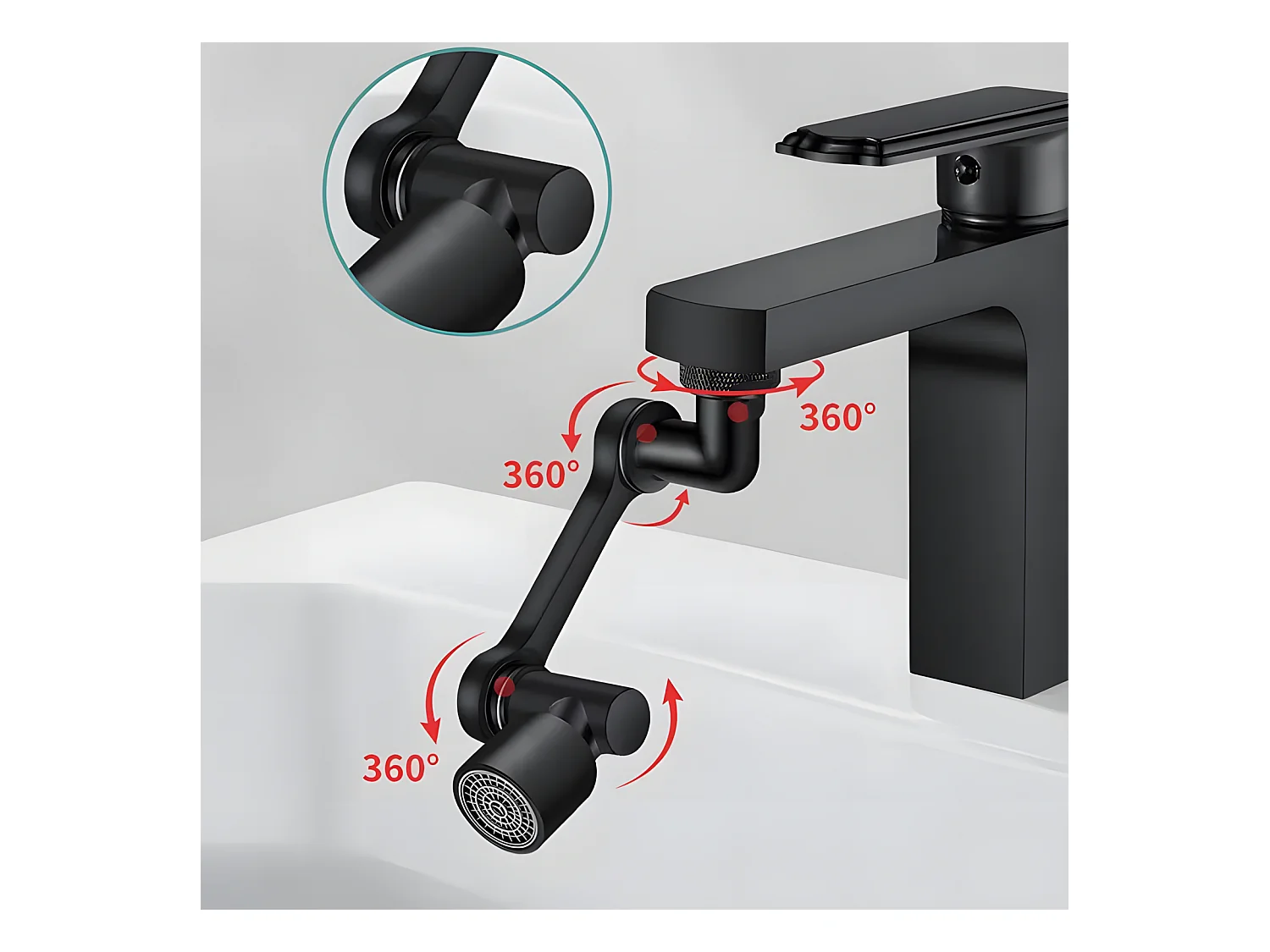 Schwenkbare Verlängerung Rea COLT BLACK