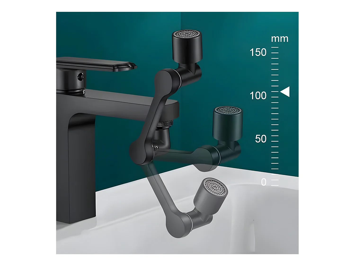 Schwenkbare Verlängerung Rea COLT BLACK