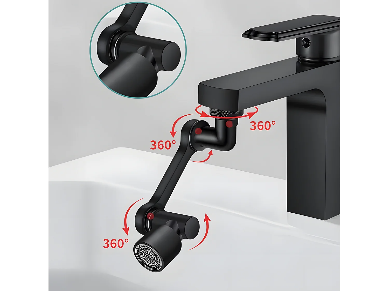 Rallonge Pivotante Rea COLT BLACK